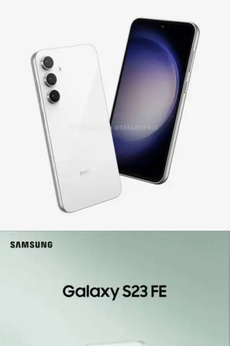 Samsung S23 FE white 8GB Ram 128GB Storage - refurbished