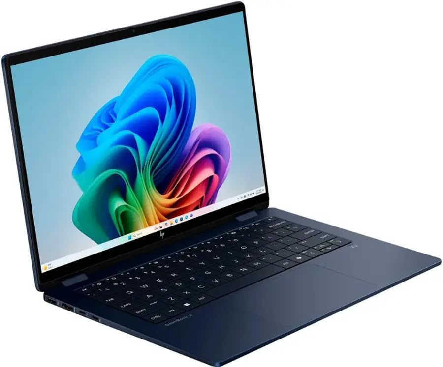 HP OmniBook X Flip Next Gen AI PC 14-fm0023dx Copilot+ PC 14" 2K FHD Touch Display Intel® Core™ Ultra 7 256V Processor 16GB RAM 1TB SSD Intel® Arc™ 140V GPU (8GB) Windows 11 Home