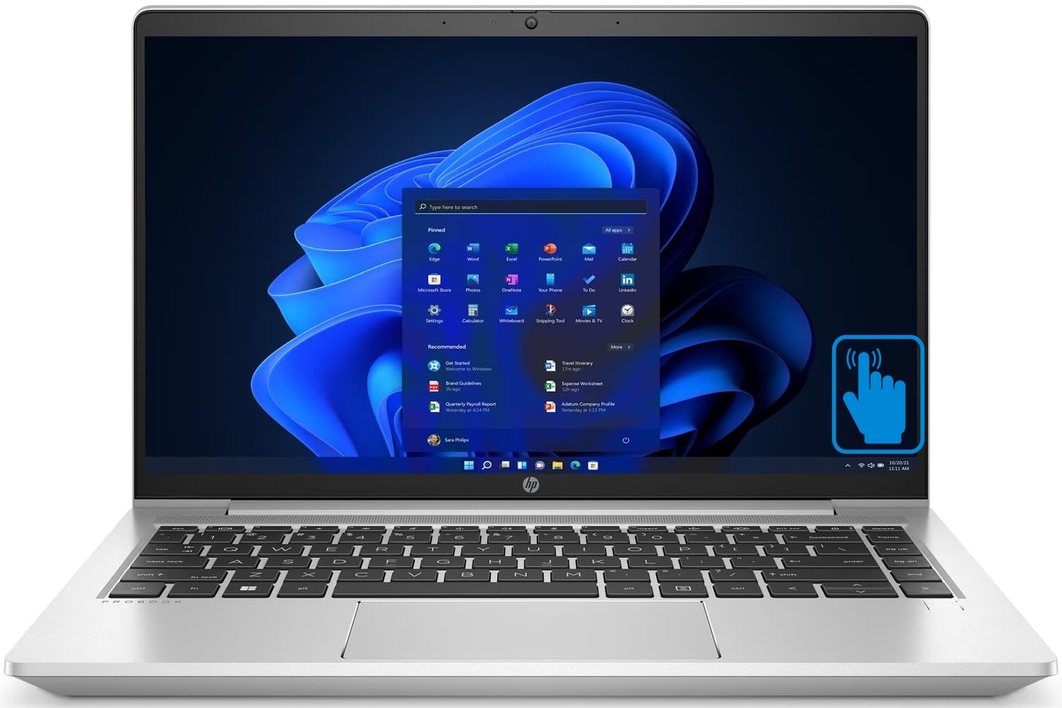 HP ProBook 445 G9 14" FHD Touch AMD Ryzen 7 CPU 16GB DDR4 RAM 256GB SSD PCIe SSD AMD Radeon Graphics