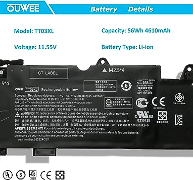 HP TT03XL BATTERY