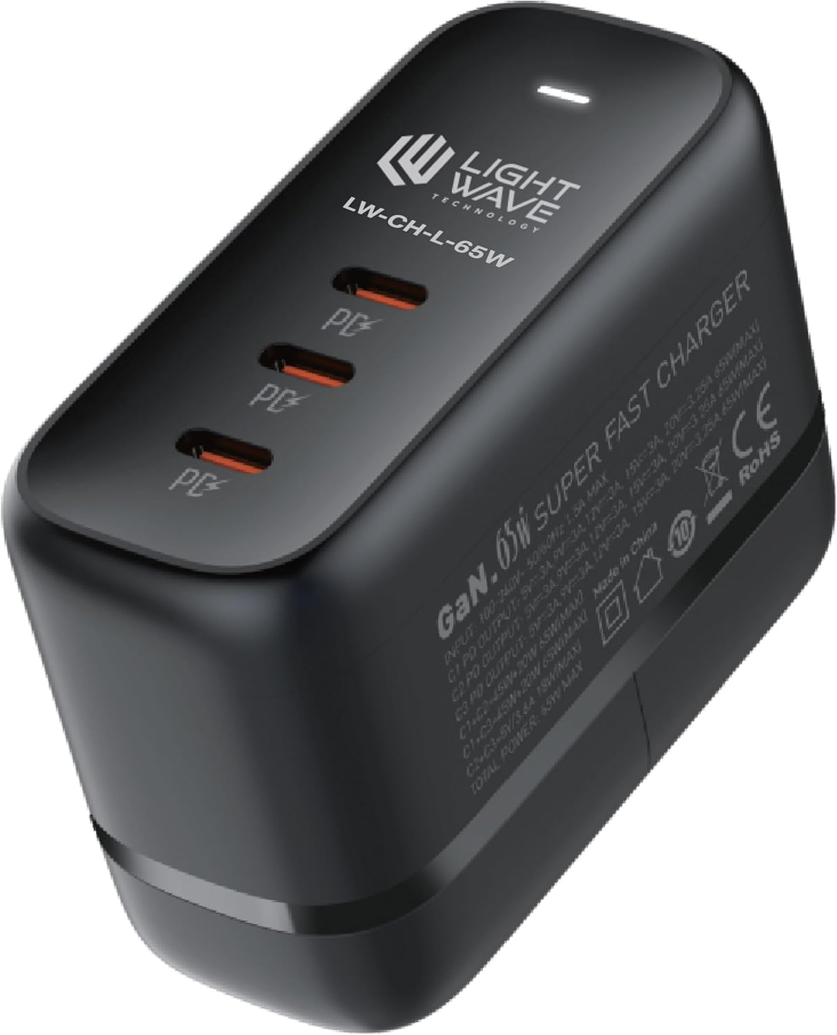 Lightwave LW-CH-L65W 65W Laptop & Mobile Type-C Fast Charger