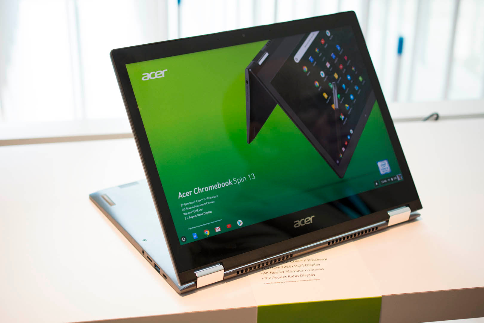 Acer Spin 13 (SP513-52N) 13.5" 2K Touch Intel Core i7-8550U Processor 16GB RAM 128 SSD Chrome Os