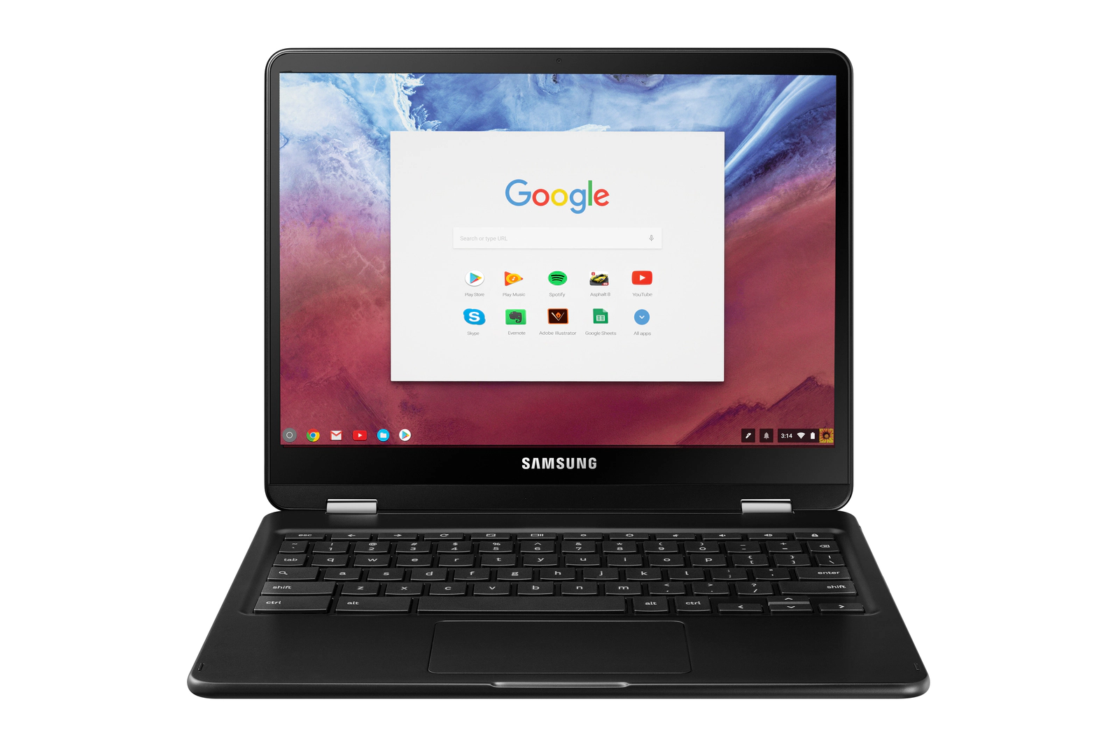 Samsung Chromebook Pro 2018 (XE510C25) 12.3" x360 Touch Intel Core m3-6Y30 Processor 4GB RAM 32GB eMMC ChromeOS