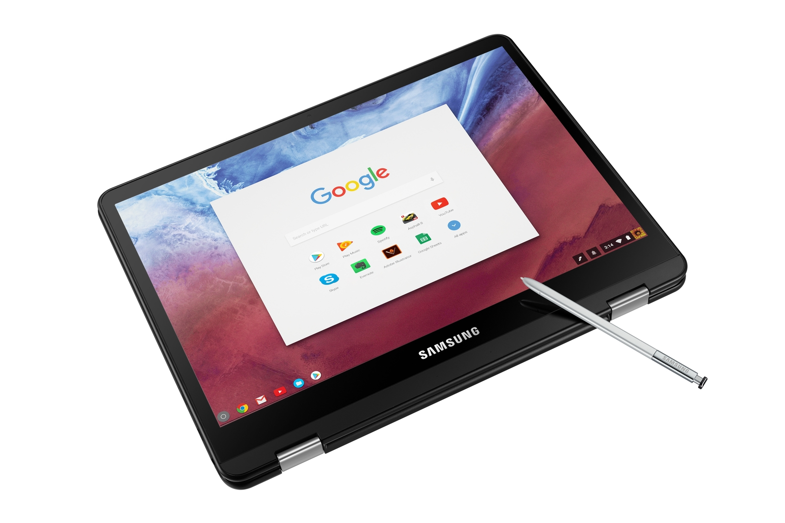 Samsung Chromebook Pro 2018 (XE510C25) 12.3" x360 Touch Intel Core m3-6Y30 Processor 4GB RAM 32GB eMMC ChromeOS