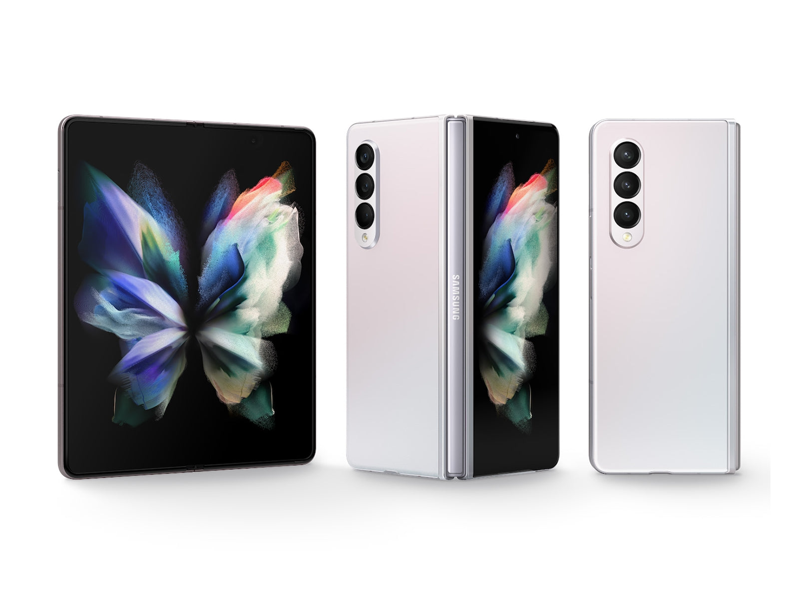 Samsung Galaxy Z Fold3 5G 12GB Ram 256GB storage Phantom Silver - refurbished