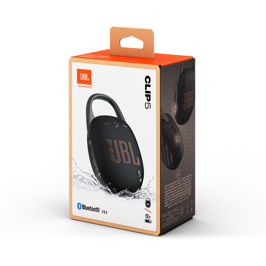 JBL Clip 5 | Ultra-portable waterproof speaker - Black