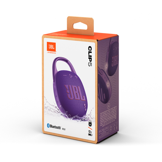 JBL Clip 5 | Ultra-portable waterproof speaker - Purple