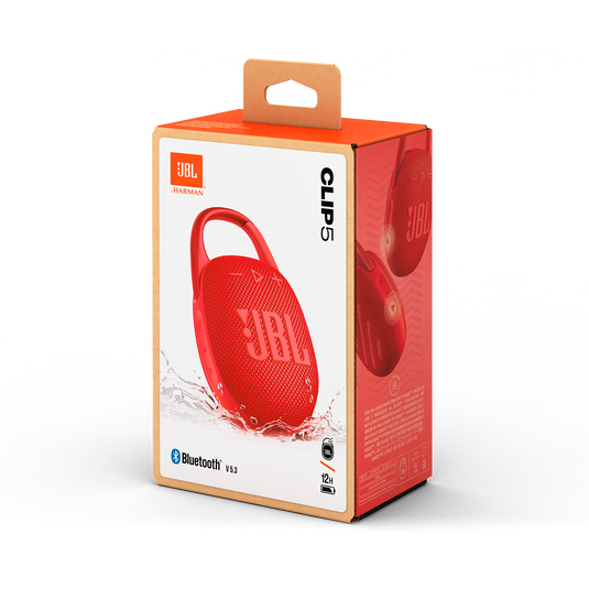 JBL Clip 5 | Ultra-portable waterproof speaker - Red