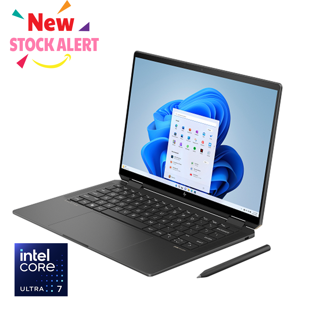 HP Spectre x360 14 inch 2-in-1 Laptop PC 14-eu0000 IDS Base Model Intel® Core™ Ultra 7 155H Processor Intel® Arc™ Graphics 14" 2.8K OLED Touch Display 32GB RAM 2TB SSD Windows 11 Home