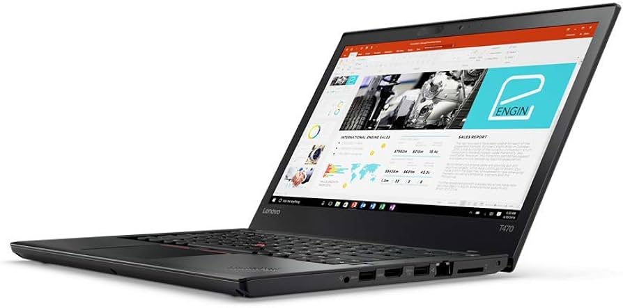 Lenovo ThinkPad T470 6th Gen Intel Core i5-6200U 8GB RAM 256GB SSD 14" FHD Display Bluetooth Webcam WiFi Intel HD 620 Graphics Ex UK 1 Year Warranty