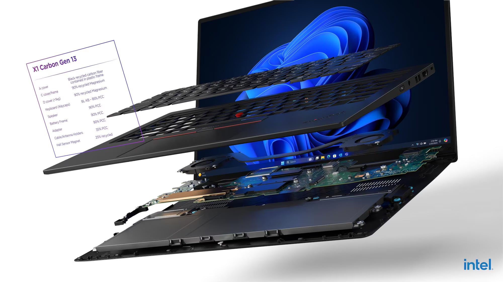 Lenovo ThinkPad X1 Carbon Gen 13 Aura Edition 14" WUXGA Touchscreen Intel Core Ultra 7 258V Processor 32GB LPDDR5X RAM 1TB PCIe 5.0x4 SSD Intel Arc Graphics 140V Intel® AI Boost, up to 47 TOPS Windows 11 Pro - 21NS00TAUE