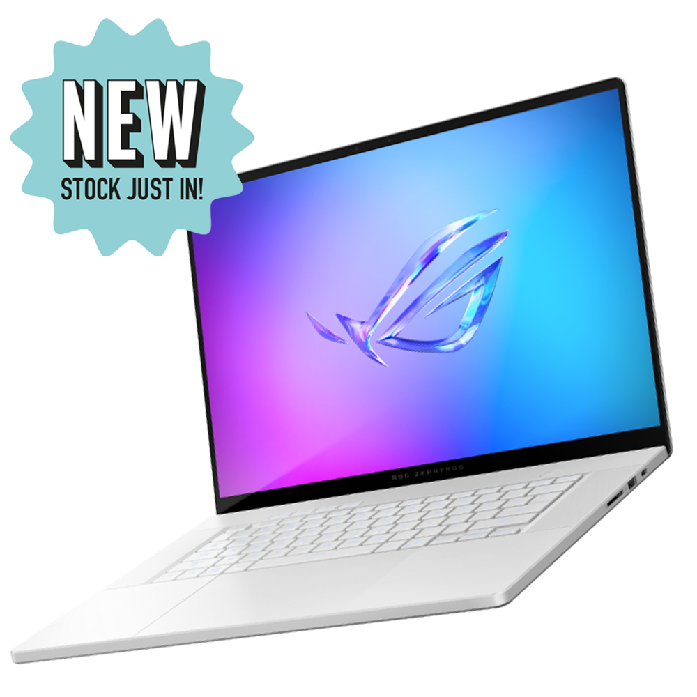 ROG Zephyrus G16 (2025) Intel® Core™ Ultra 9 Processor 285H Processor Intel® AI Boost NPU up to 13TOPS 16-inch 2.5K WQXGA OLED ROG Nebula Display 32GB RAM 1TB SSD NVIDIA® GeForce RTX™ 5070 Ti Laptop GPU Windows 11 Home GU605CR-QR233W