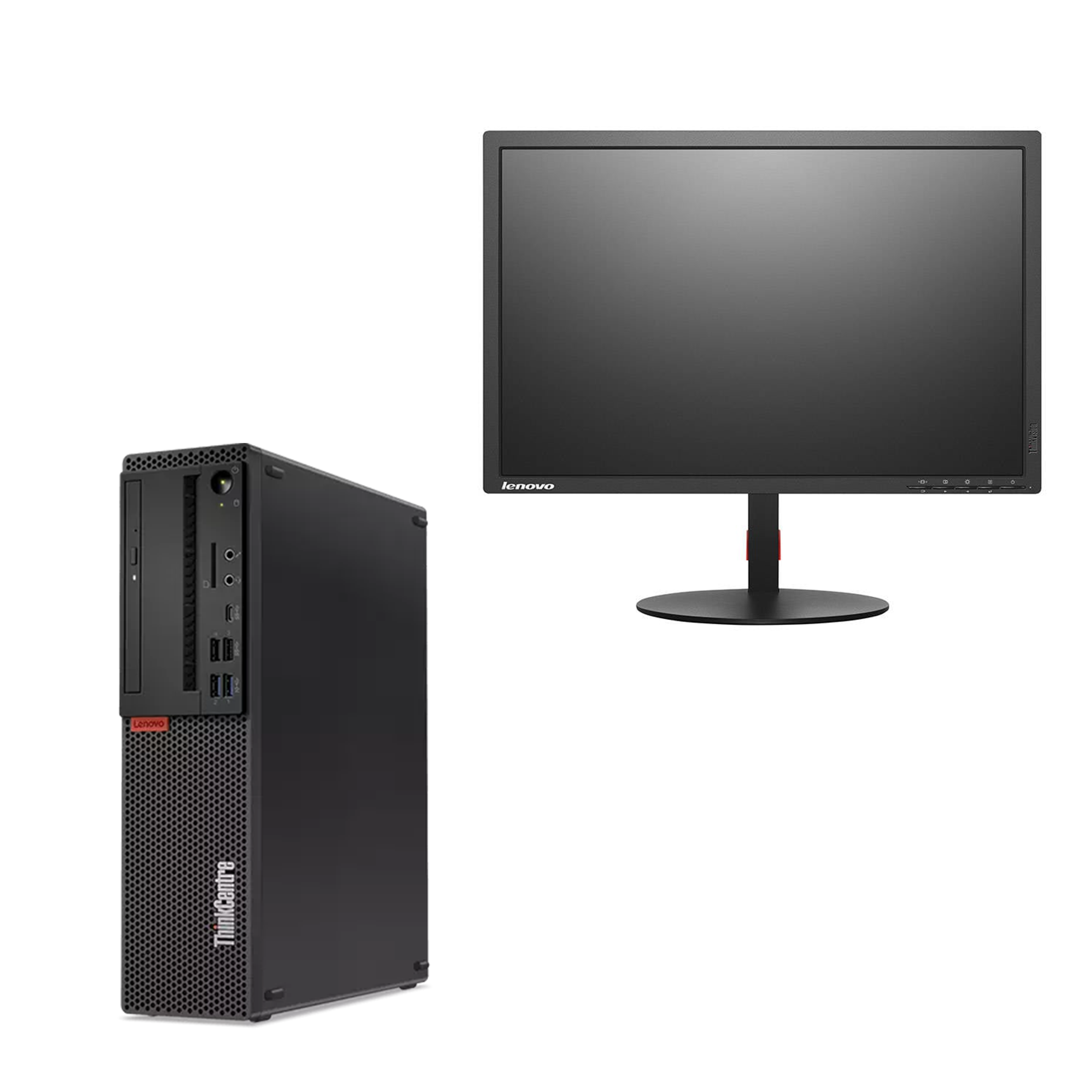 Lenovo MT 10SU ThinkCentre M720s Intel(R) Core(TM) i5-8400 CPU 8GB RAM 256GB SSD + ThinkVision T2254p 22inch LED Monitor