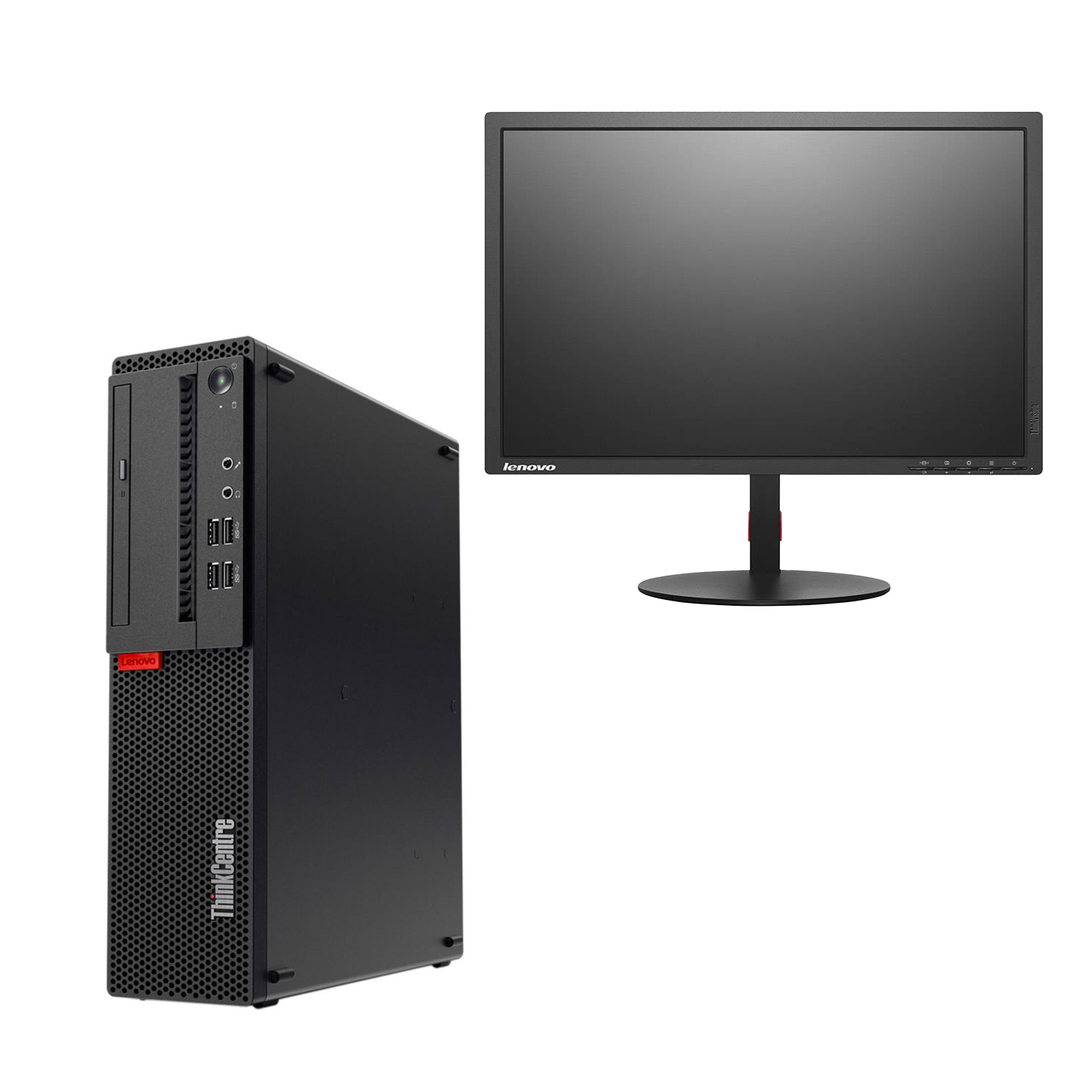 Lenovo MT 10M8 ThinkCentre M710s Intel(R) Core(TM) i5-7400 CPU 8GB RAM 500GB HDD + ThinkVision 22inch LED Monitor