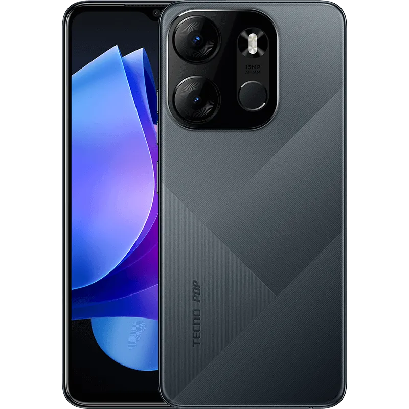 Tecno Pop 7 Pro 6.6" 7GB 64GB Android 12 Smartphone