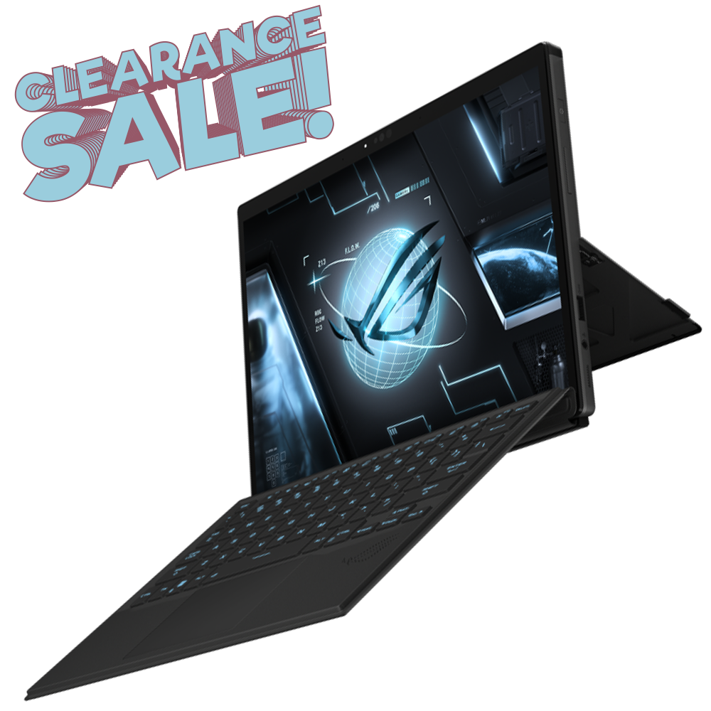 ASUS ROG Flow Z13 (2023) Intel Core i9-13900H processor 13.4-inch QHD+ Touchscreen ROG Nebula Display 16GB RAM 512GB SSD NVIDIA® GeForce RTX™ 2050 Laptop GPU Windows 11 Home GZ301VF-MU013W