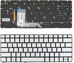 Keyboard for HP Spectre x360 13-4000 13-4100 13-4200 Silver (Without Frame, Backlit) US MP-13J73CHJ9202