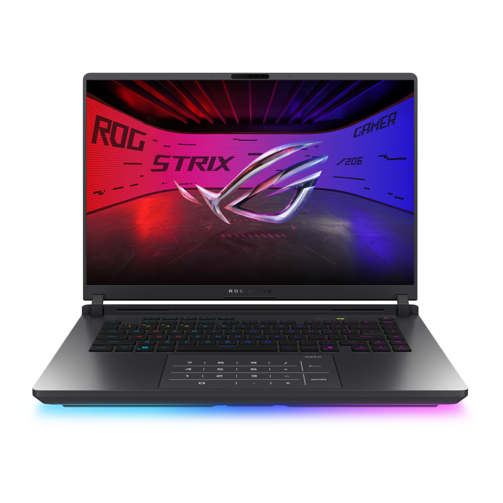 ASUS ROG Strix G16 (2025) Intel® Core™ Ultra 9 275HX Processor Intel® AI Boost NPU up to 13TOPS 16" 2.5K WQXGA 240Hz Display 64GB RAM 2TB SSD 16GB NVIDIA® GeForce RTX™ 5080 Laptop GPU Windows 11 Home G615LWR-RV087W