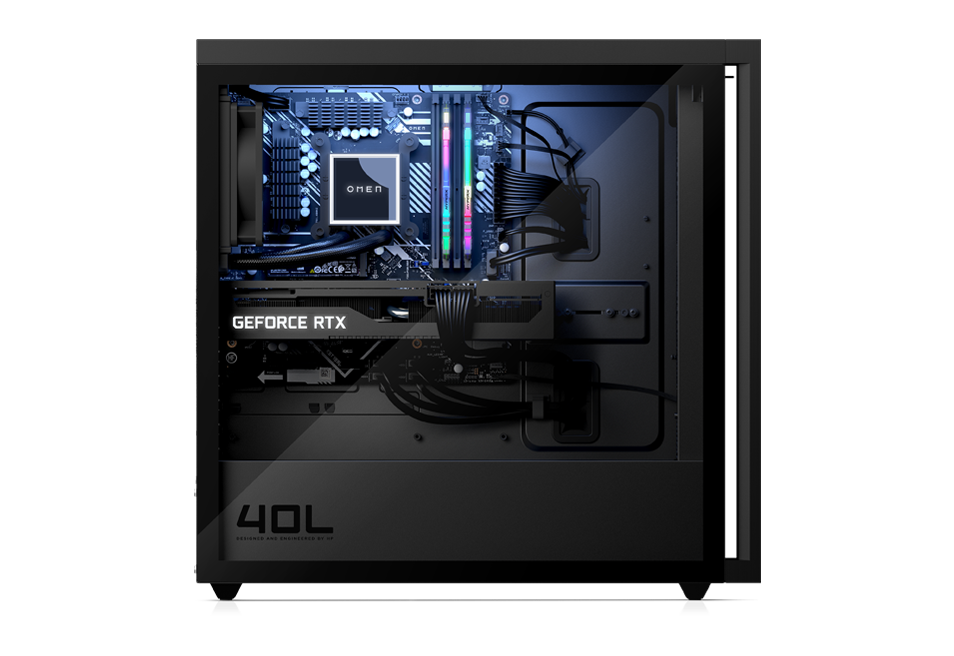 HP OMEN 40L GT21 Gaming Desktop Intel Core i7-12700KF 32GB DDR4 DIMM RAM 8GB GeForce RTX 3060 Ti VR Ready 512GB SATA SSD +2TB HDD Windows 11
