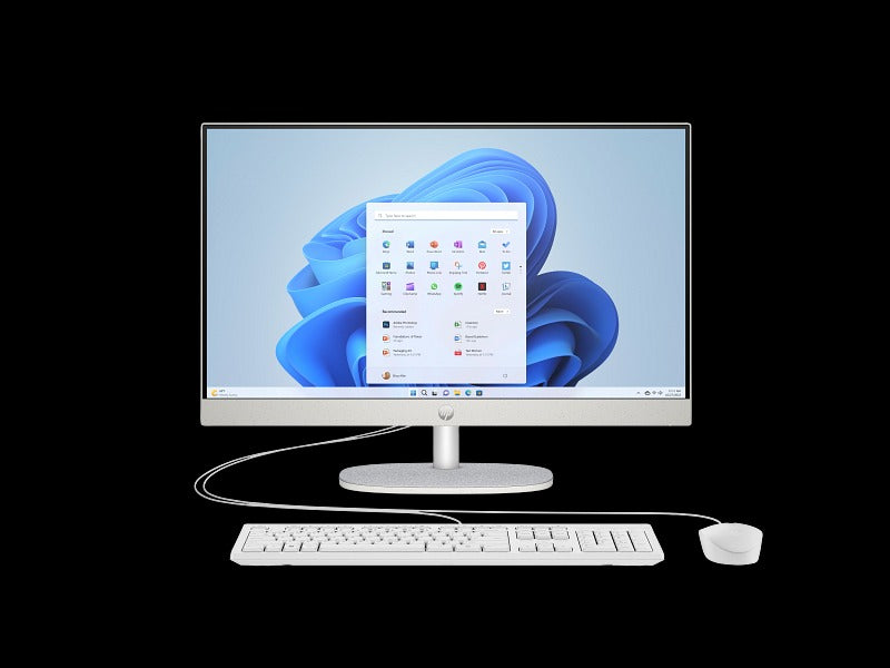 HP All-in-One 24-cr0003ny PC (8G4H4EA) 23.8" FHD Display Intel® Core™ i5-1335U Processor 8GB RAM 512GB SSD Intel® Iris® Xe Graphics