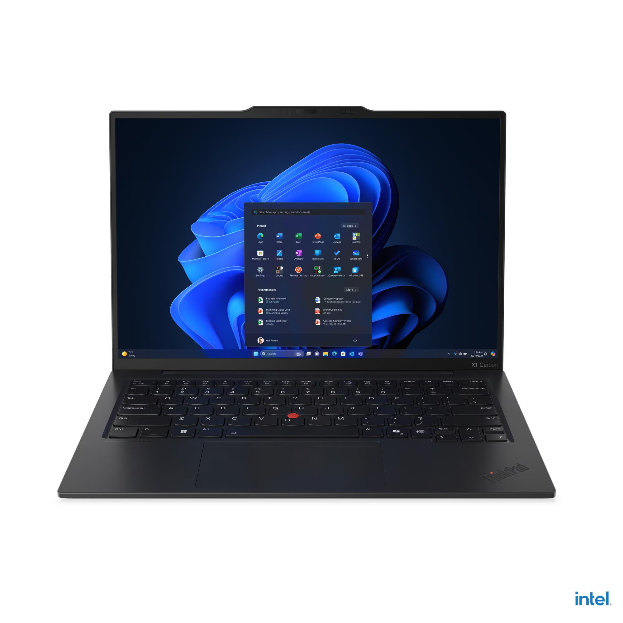 Lenovo ThinkPad X1 Carbon Gen 13 Aura Edition 14" WUXGA IPS Display Intel Core Ultra 7 255U Processor Intel® AI Boost, up to 12 TOPS 32GB RAM 1TB SSD Windows 11 Pro