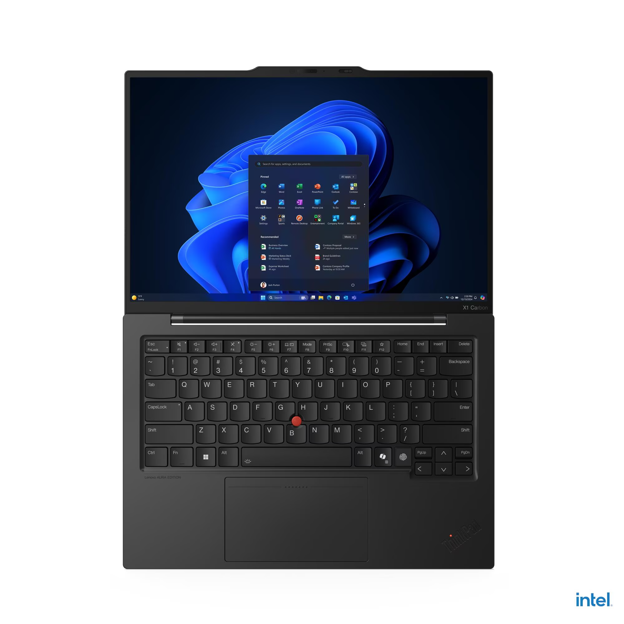 Lenovo ThinkPad X1 Carbon Gen 13 Aura Edition 14" WUXGA IPS Display Intel Core Ultra 7 255U Processor Intel® AI Boost, up to 12 TOPS 32GB RAM 1TB SSD Windows 11 Pro