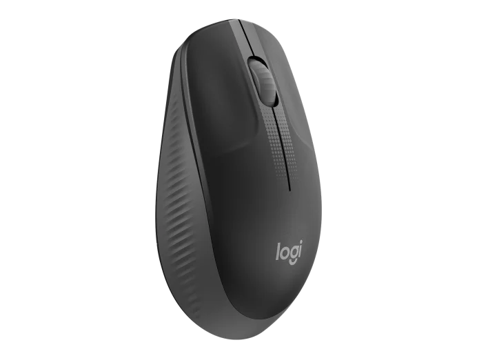 Logitech M190 Full-Size Wireless Mouse - Charcoal