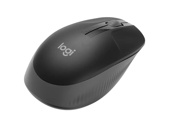 Logitech M190 Full-Size Wireless Mouse - Charcoal