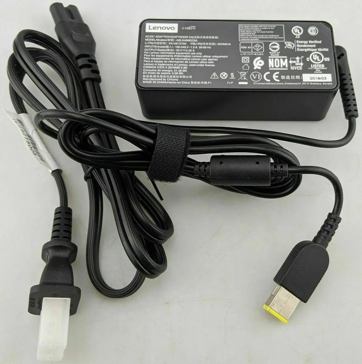 Original Lenovo 45W 20V 2.25A USB AC Adapter