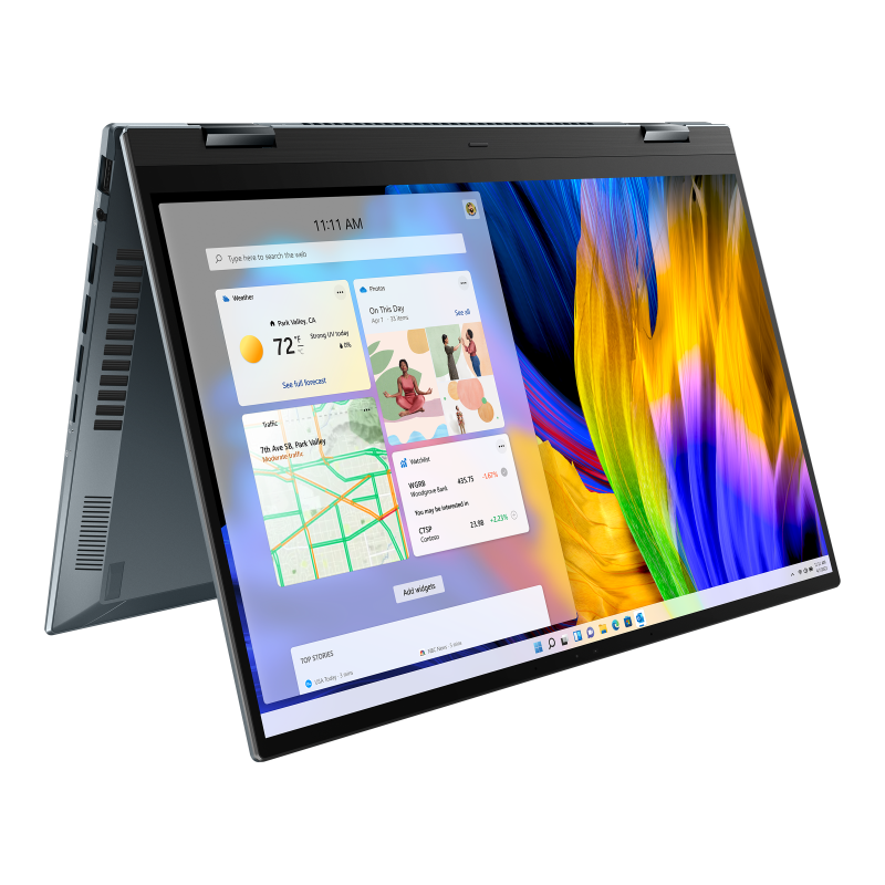 ASUS Zenbook 14 Flip OLED Intel Core i7-12700H Processor Intel Iris Xe Graphics 14" 4K OLED Touch Display 16GB RAM 512GB SSD Windows 11 Home UP5401ZA-KN142W