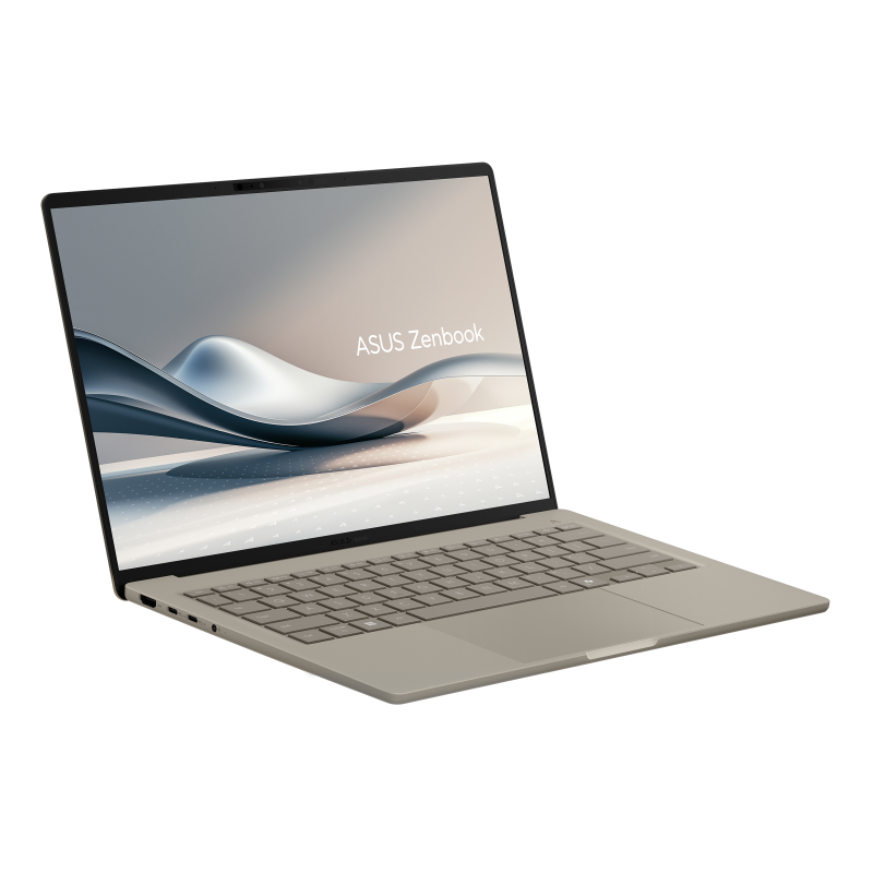 ASUS Zenbook A14 OLED 14" WUXGA Display Qualcomm Snapdragon X X1 26-100 Processor Qualcomm® Hexagon™ NPU up to 45TOPS 16GB RAM 512GB SSD Windows 11 Home UX3407QA-QD311W