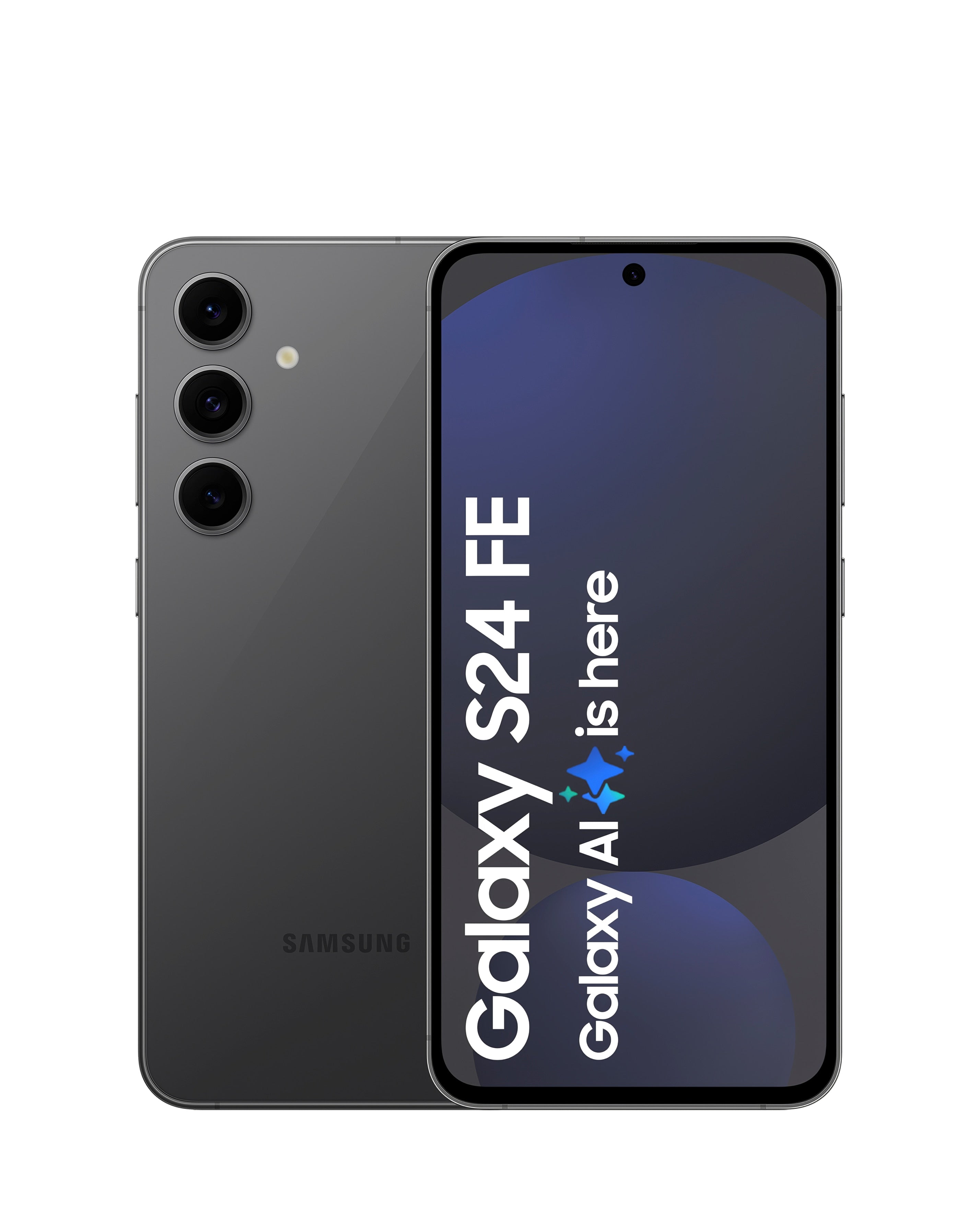 Samsung S24 FE Phantom Black 8GB Ram 128GB Storage - refurbished