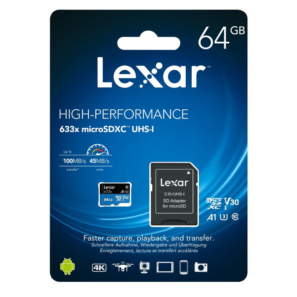 Lexar 64GB Micro SD card class 10