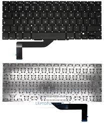 New Replacement US Layout Backlit Keyboard Compatible for MacBook Pro 15" A1398 2013 2014 2015 Retina W/Screws