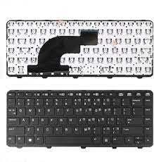 New Laptop US Keyboard for HP 640 G1 645 G1 Keyboard with Frame Without Point