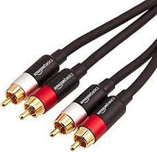 RCA Male to 2 RCA Male Stereo Audio Cable (10 ft)