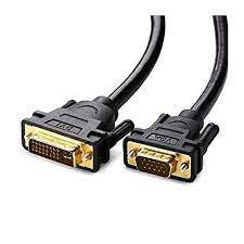 DVI-I(24+5) M to VGA M 1.5m Cable - Black