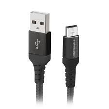 Metal Micro USB Cable Spring Wire Cord Charger Sync Data