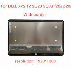 Dell P20s XPS 12 9q23 12.5" Glossy LCD Touch Screen Complete Assembly