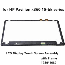 Replacement 15.6 inches Touch Screen Fornt Glass Bezel for HP Pavilion x360 15-bk 15-bk027cl 15-bk117cl 15-