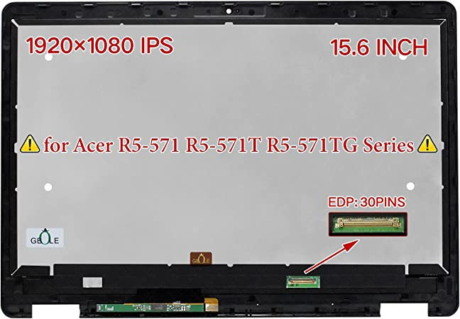 Touch Screen Assembly 15.6" Acer Aspire R5-571T-57Z0 LCD Touch Screen Assembly+Bezel+Digitizer Board