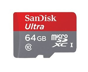 64GB SANDISK MEMORY CARD MICRO SD