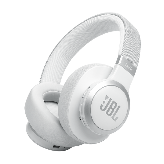 JBL Live 770NC | Wireless Over-Ear Headphones- white