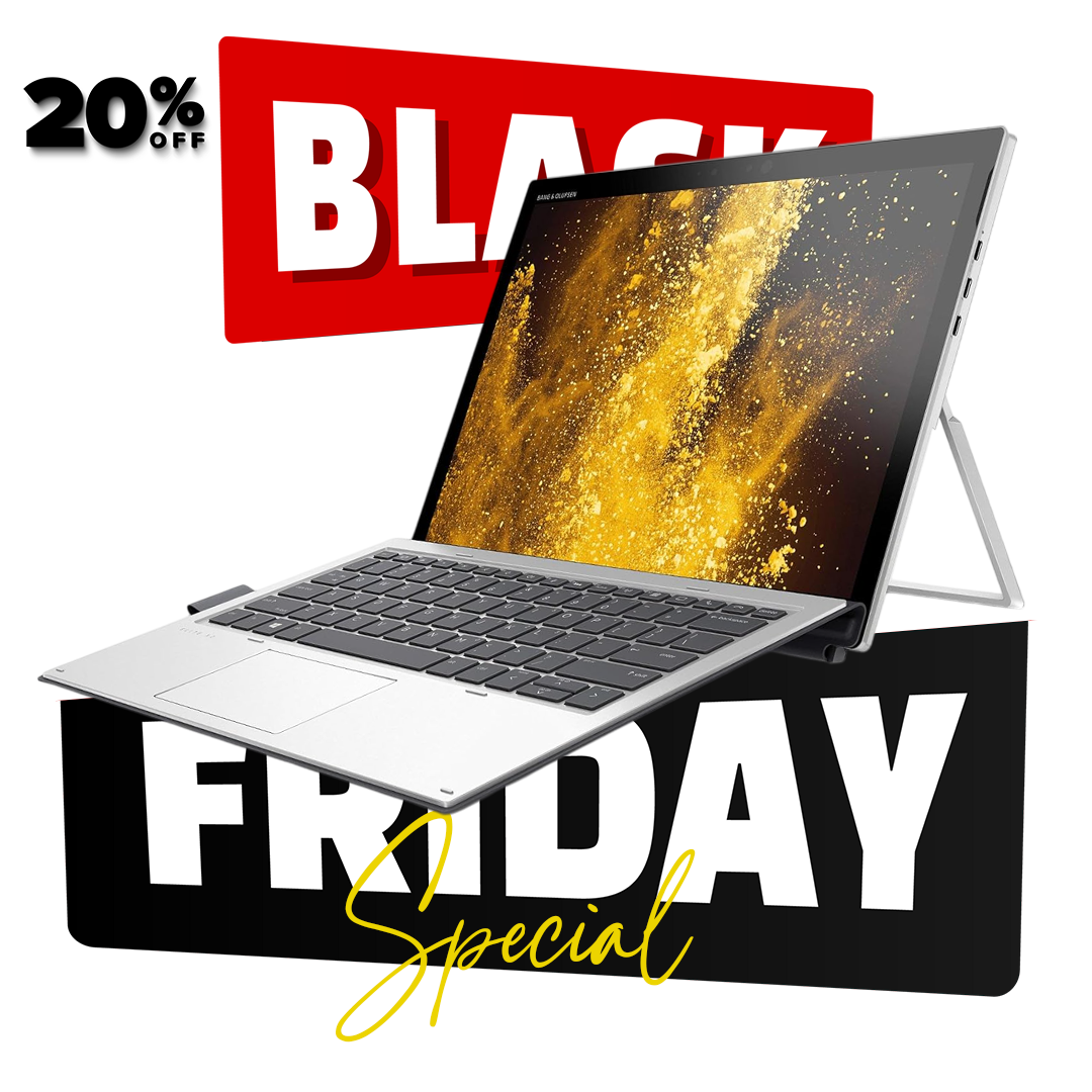 HP Elite x2 1013 G3 Tablet 13" FHD Touch Intel® Core™ i7-8650U Processor 8GB RAM 256GB SSD Windows 11 Pro