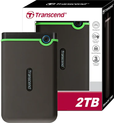 Transcend 2TB Portable External Hard Disk Drive