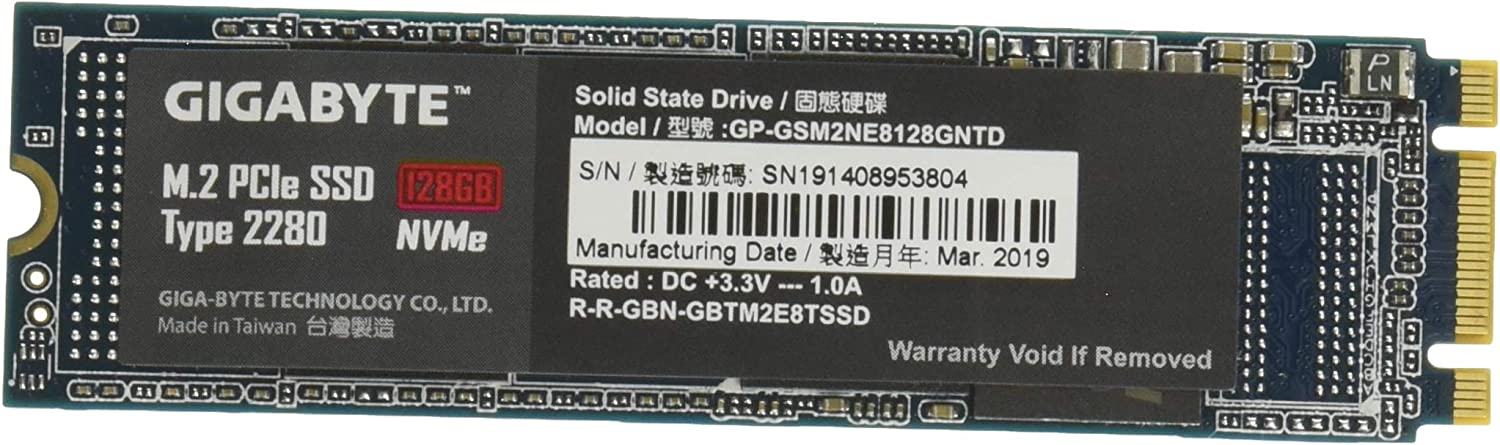 128GB M.2 SSD drive upgrade