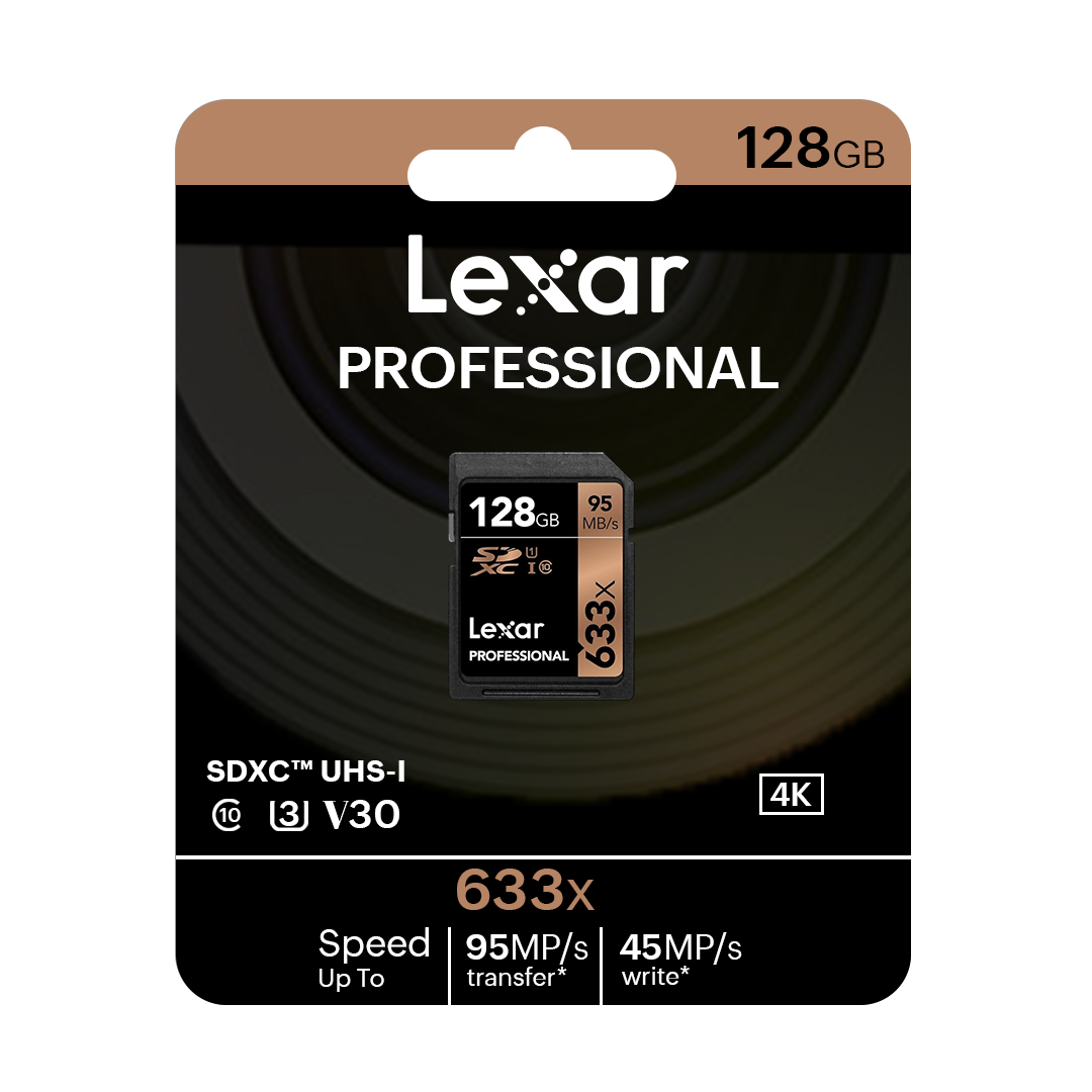 Lexar Professional 633x 128GB SDXC UHS-I Card