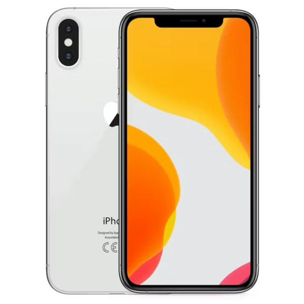 Apple iPhone X 4GB RAM and 256GB storage Silver- refurbished