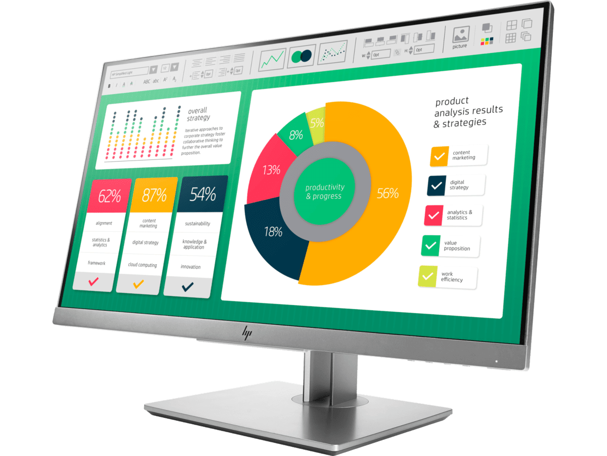 HP EliteDisplay E223 21.5-inch Monitor