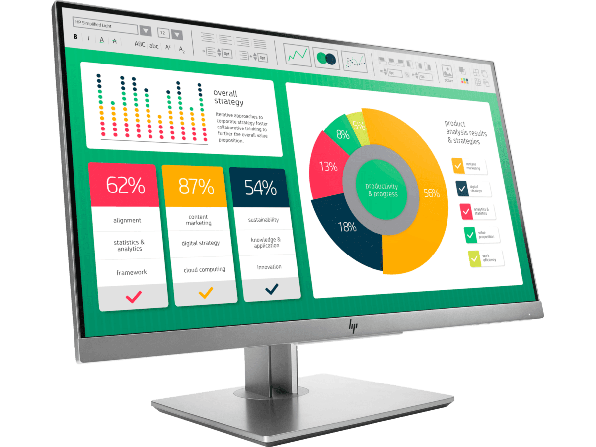 HP EliteDisplay E223 21.5-inch Monitor